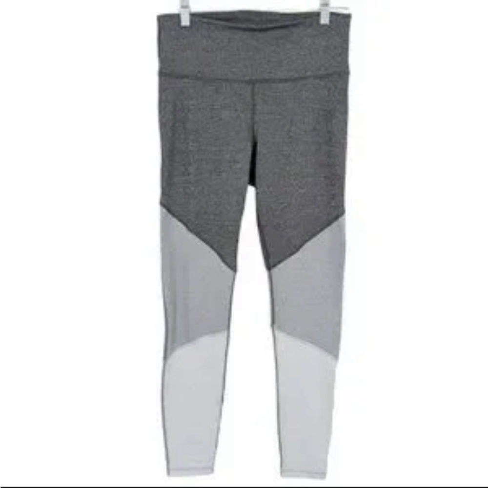 Old Navy Gray Color-block compression gym leggings